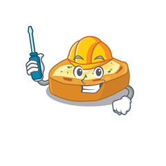 cartoon character of baked potatoes worked as an automotive