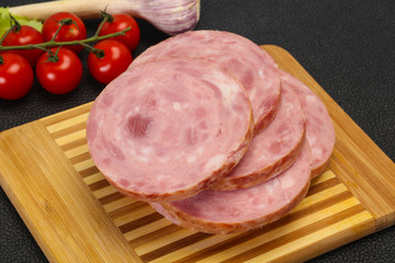 Natural ham made from pork