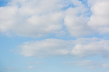 blue sky with cloud closeup