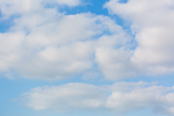 blue sky with cloud closeup
