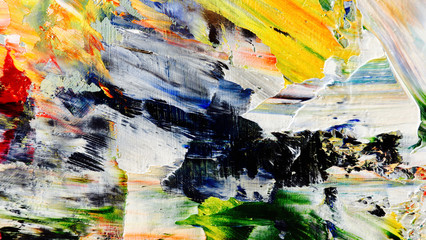 Colorful abstract background wallpaper. Modern motif visual art.  Mixtures of oil paint. Trendy hand painting canvas. Wall decor and Wall art prints Idea.  3D Texture.Colorful abstract 