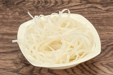 Boiled rice noodle for cooking