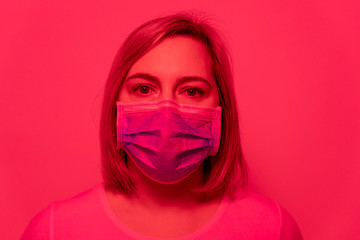 Female doctor during the Covid-19