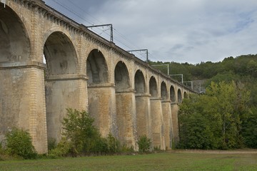 Eisenbahnviadukt Pont-Chrétien-Chabenet, Zentrum, Frankreich