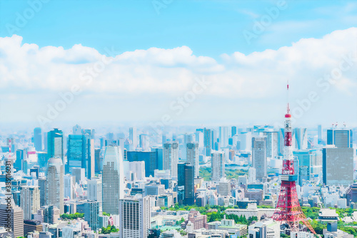 東京の風景 アニメ風 Wall Mural Wallpaper Murals Kurosuke