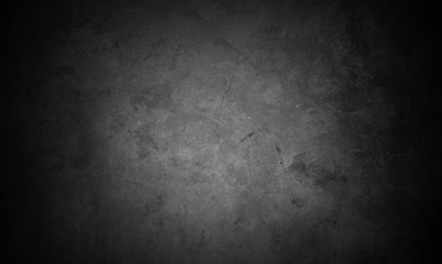 Old wall texture cement dark black gray  background abstract grey color design are light with white gradient background.