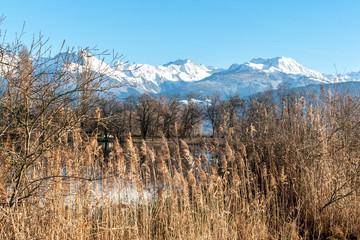 Lac de Saint André et Massif de Belledonne - Savoie 