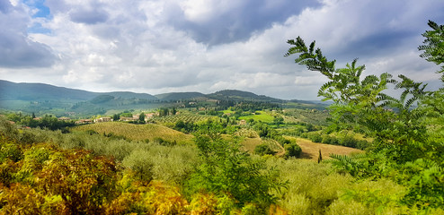 Typical Tuscan scenery