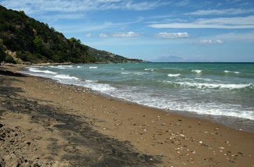 Zakynthos Greek island in the Ionian sea