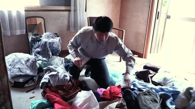 ゴミ屋敷　遺品整理業