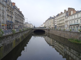 Obraz premium Rennes is a beautiful city in Brittany, France