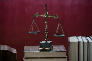 Law and Justice conceptual photo. Cryminal law concept