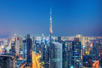 Foto op Canvas Dubai city center view, United Arab Emirates  © Rastislav Sedlak SK