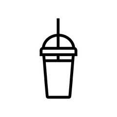 Coffee Cup icon, logo isolated on white background