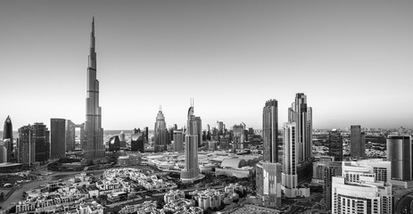 Dubai city center view, United Arab Emirates
