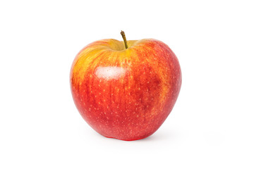 red apple isolated include clipping path on white background.stack photo