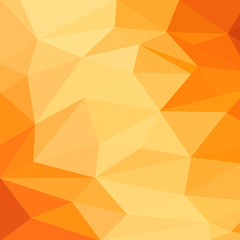 Beautiful orange polygonal structure banner