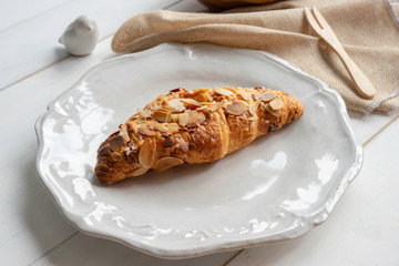 Classic French Almond Croissants Recipe.