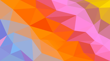 Colorful geometric mosaic for banner