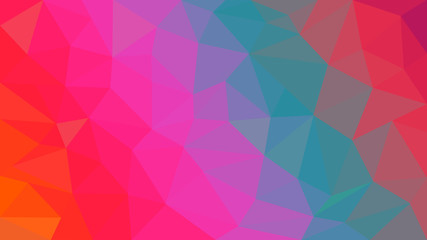 Colorful modern low poly creative banner