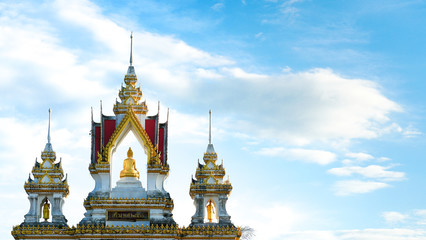 Fototapeta premium Wat Chai Sri (Chai Sri temple) in Khon Kaen, Thailand.