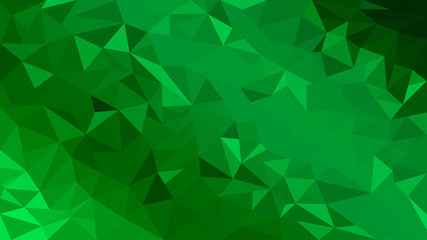 Beautiful green modern low poly creative design