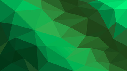 Obraz premium Green low poly banner background