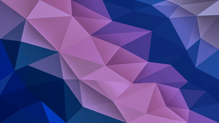 Abstract dark modern low poly illustration