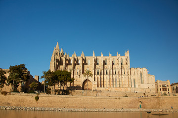 The Cathedral of Santa Maria of Palma in Palma, Mallorca