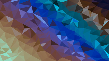 Colorful low poly banner illustration. Abstract modern geometric structure background