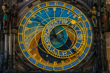 Fototapeta na wymiar astronomical clock prague