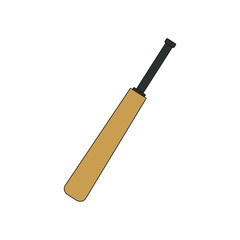 bat to play cricket. illustration for web and mobile design.