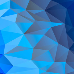 Abstract modern turquoise low poly banner concept