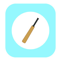 bat to play cricket. illustration for web and mobile design.