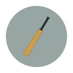 bat to play cricket. illustration for web and mobile design.