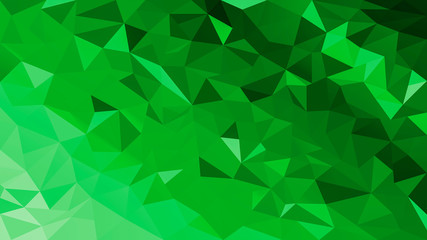 Fototapeta na wymiar Abstract modern green low poly illustration