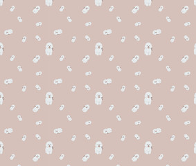 seamless pattern with dogs