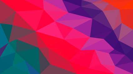 Abstract colorful background with low poly