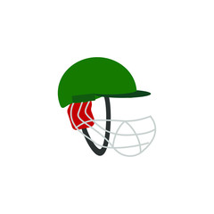 helmet to play cricket. illustration for web and mobile design.