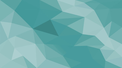 Fototapeta premium Beautiful abstract turquoise low poly backdrop