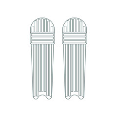 protector to play cricket. illustration for web and mobile design.