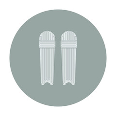 protector to play cricket. illustration for web and mobile design.