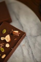 Vegan chocolate bars for Valentine's Day