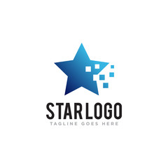 Obraz premium Star Logo Icon Design Vector
