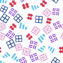 Simply seamless geometric pattern. Abstract background texture. 