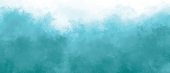 Fototapeta na wymiar sky blue abstract watercolor background texture
