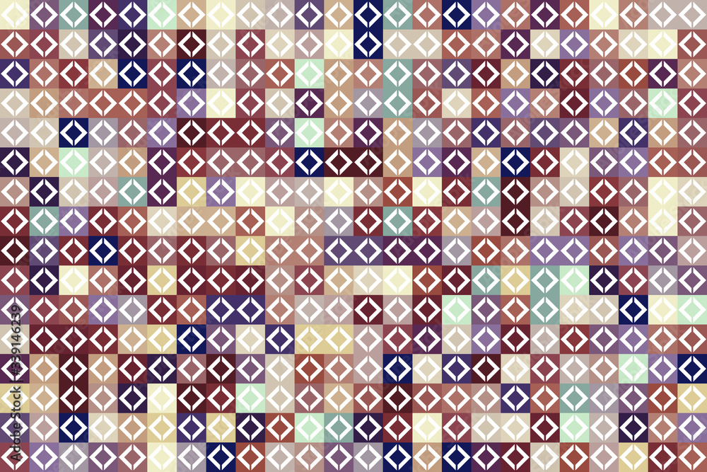 Poster abstract vector pattern design in geometric flat style for web banner, business presentation, brandi