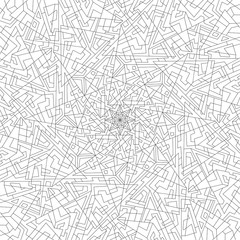 Geometric mandala coloring book. Beautiful relax dud black and white ornament. Large size, meditative drawing. Coloring book page.