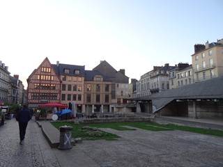 Fototapeta na wymiar Rouen is a beautiful city in Normandy, France