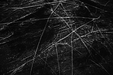 crushed ice glass cracks background, abstract seasonal background, pieces of ice crushed sharp overlay